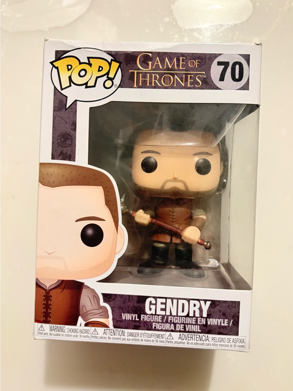Funko Pop! Game of Thrones Gendry Vinyl Figure - Brown, Black, Beige